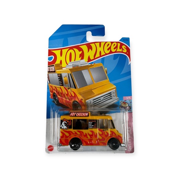 Hot Wheels Other - Hot Wheels Quick Bite Hot Chicken Food Truck Sweet Rides 5/5 Diecast Car